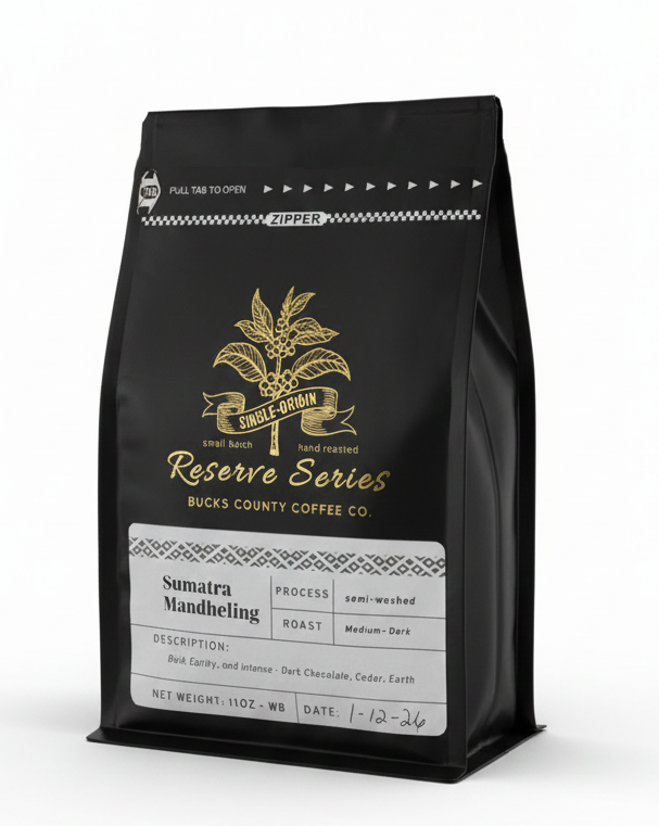 Curated visual reference: Visual Reference: Sumatra Mandheling Aceh Highland Reserve Series 11Oz Whole Bean