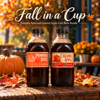 Fall in a Cup Two Pack – Pumpkin Spice + Caramel Apple Cold Brew - SHIPS FREE